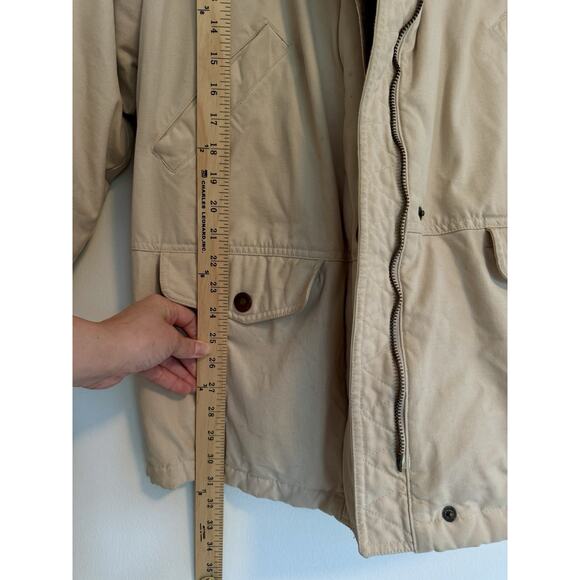 Vintage Eddie Bauer Jacket Mens Small Goose Down Puffer Chore Coat Quilted - Picture 14 of 16